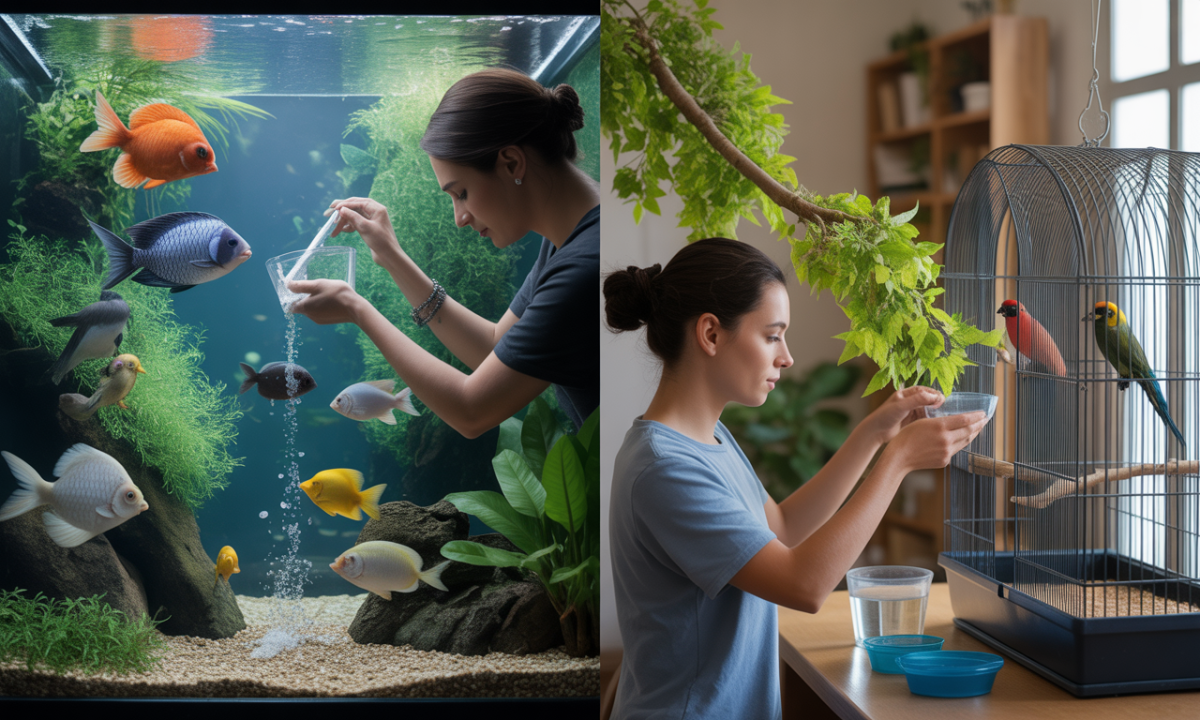 Comment prendre soin de la santé et du bien-être de nos animaux à nageoires et à plumes ? découvrez des conseils essentiels pour assurer la santé et le bien-être de vos animaux à nageoires et à plumes. apprenez comment leur offrir une alimentation adaptée, un environnement sain et des soins réguliers pour qu’ils s’épanouissent au quotidien.